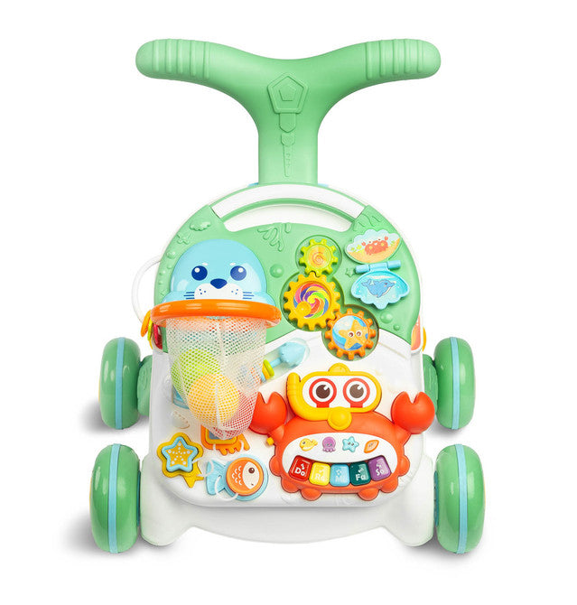 Premergător pentru bebeluși 2 în 1 Spark Green Caretero Toyz
