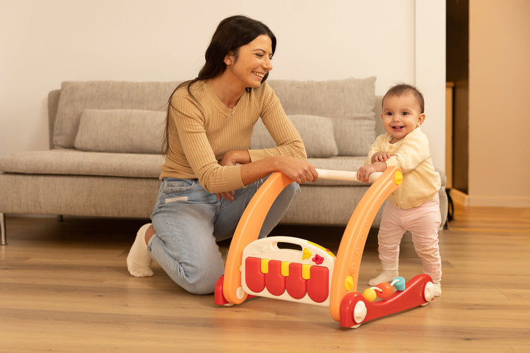 Проходилка С Музикална Подложка Розова Caretero Toyz