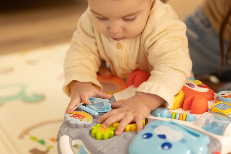 Premergător pentru bebeluși 2 în 1 Spark Green Caretero Toyz
