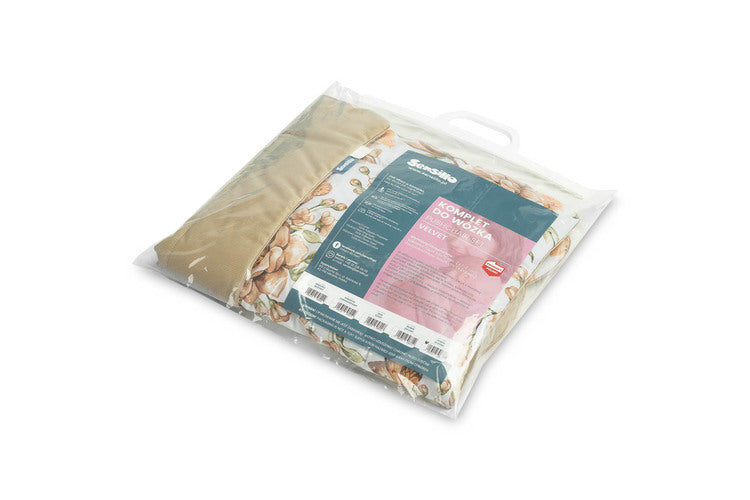 Кадифен Комплект За Количка –Бежово --- BebeMama