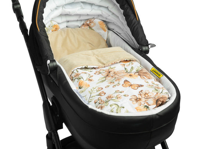 Кадифен Комплект За Количка –Бежово --- BebeMama