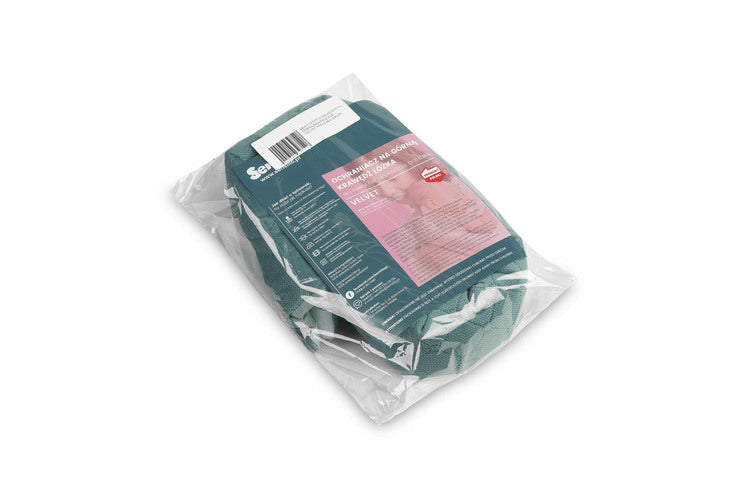 Обиколник За Легло За Горния Ръб На Леглото Velvet Nepal Зелен --- BebeMama