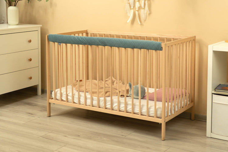 Обиколник За Легло За Горния Ръб На Леглото Velvet Nepal Зелен --- BebeMama