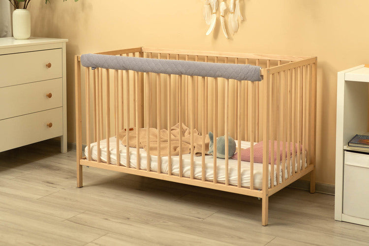 Обиколник За Легло За Горния Ръб На Леглото Velvet Grey --- BebeMama