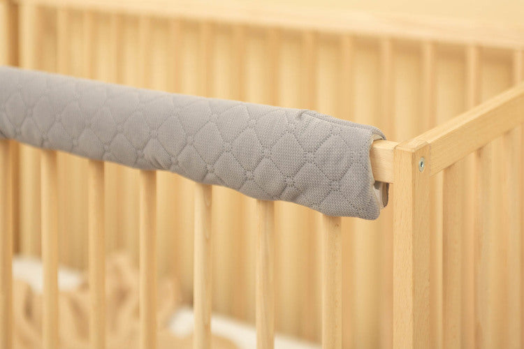 Обиколник За Легло За Горния Ръб На Леглото Velvet Grey --- BebeMama