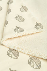 Sensillo Öko takaró 80x100cm Leaves Plush