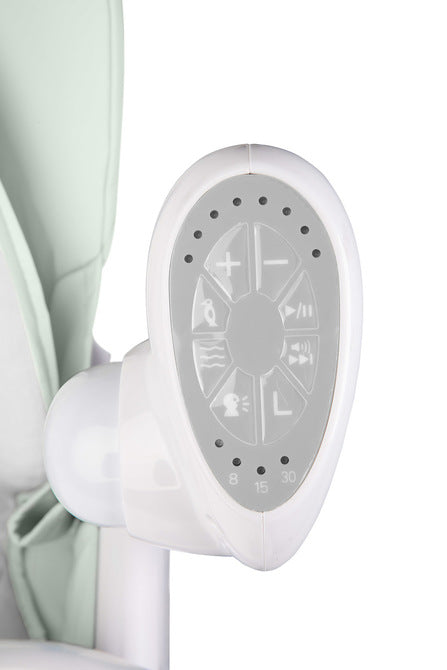 Столче За Хранене И Електрическа Люлка 2В1 Индиго Light Grey Caretero --- BebeMama