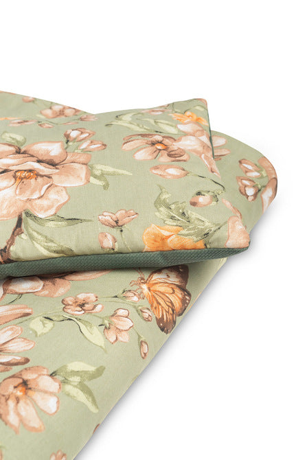 Комплект За Кошара Velvet Square Green --- BebeMama