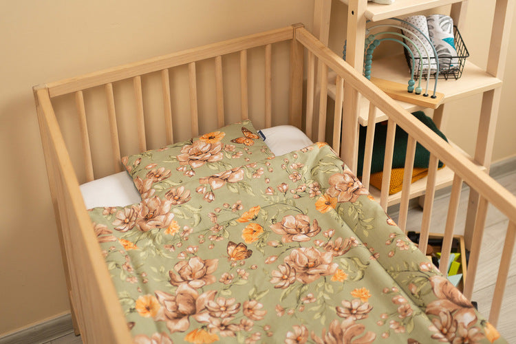 Комплект За Кошара Velvet Square Green --- BebeMama