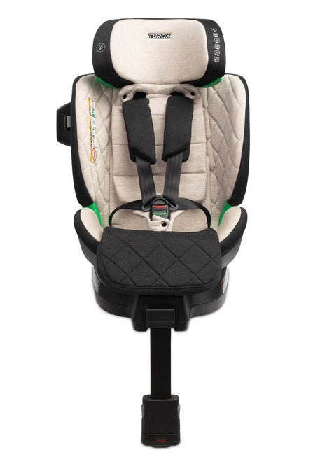 Столче За Кола Turox I-Размер 0-36Кг Beige Caretero --- BebeMama