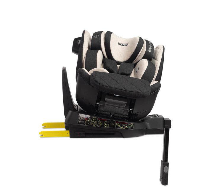 Столче За Кола Turox I-Размер 0-36Кг Beige Caretero --- BebeMama