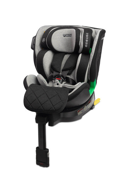 Столче За Кола Turox I-Размер 0-36Кг Grey Caretero --- BebeMama