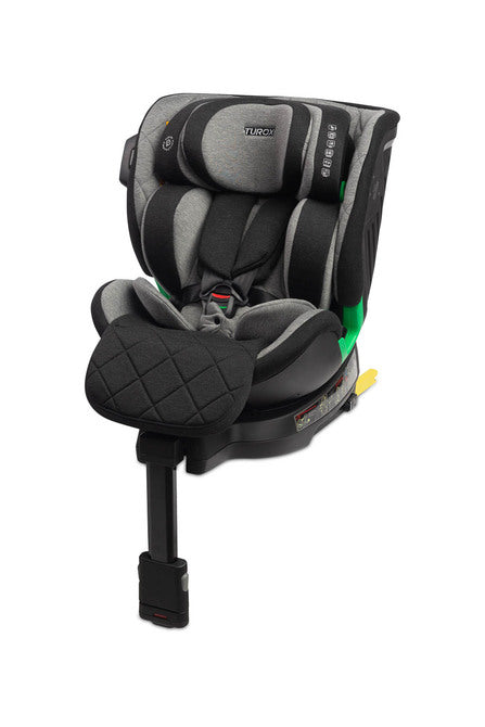 Scaun auto Turox i-Size IsoFix 0-36Kg Grafit Caretero