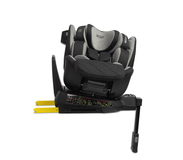Scaun auto Turox i-Size IsoFix 0-36Kg Grafit Caretero