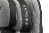 Scaun auto Turox i-Size IsoFix 0-36Kg Grafit Caretero