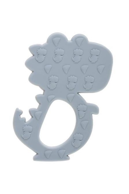 Дино Гризалка Силиконов Сива --- BebeMama