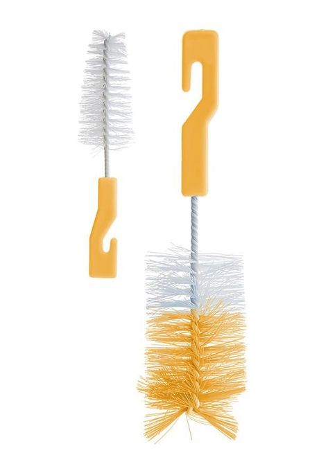 Четка За Измиване На Бутилки 3 Цвята --- BebeMama