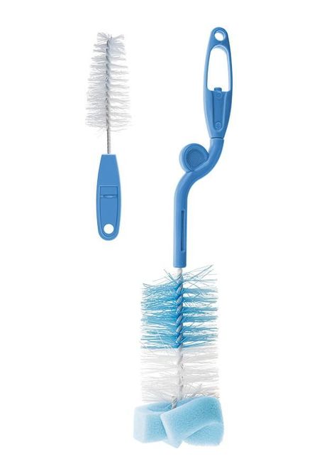 Въртяща Се Четка За Измиване На Шишета И Биберони 3 Цвята --- BebeMama