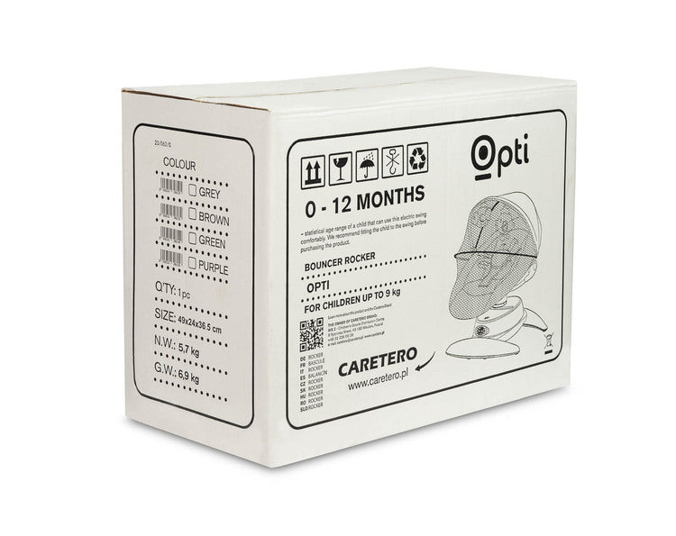 Електрически шезлонг Opti Green Caretero --- BebeMama