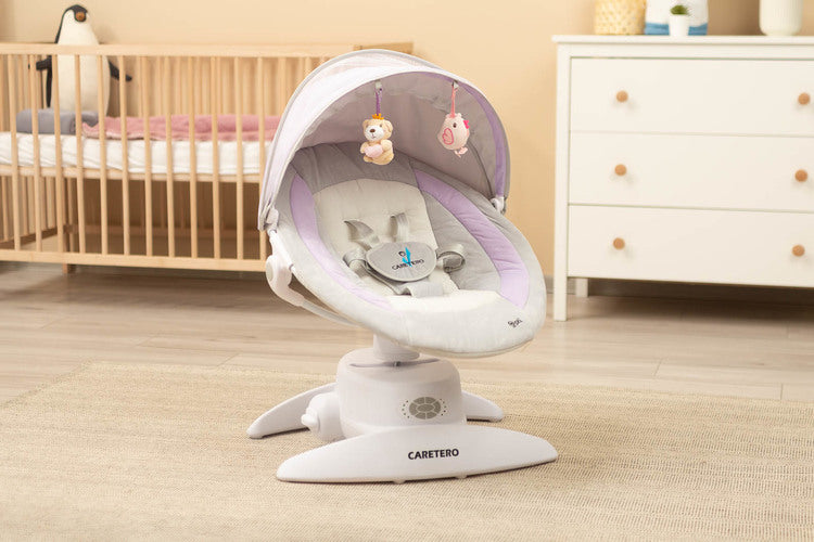 Електрически шезлонг Opti Purple Caretero --- BebeMama