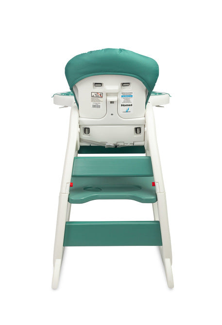 Столче За Хранене 2В1 + Маса Homee Зелен Caretero --- BebeMama