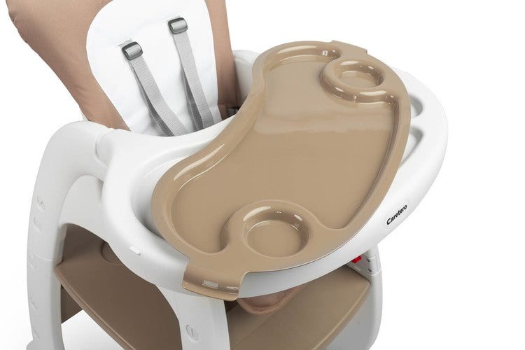 Столче За Хранене 2В1 + Маса Homee Brown Caretero --- BebeMama