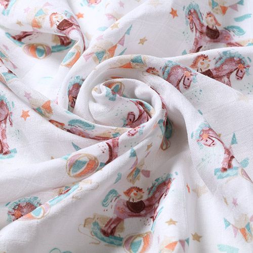 Bambusz Pelenka 3 db Lila 70x70