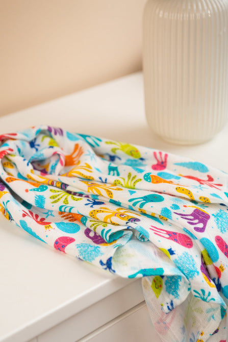 Бамбукова Пелена Октопод 75X75 --- BebeMama