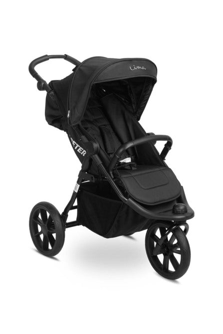 Cărucior pentru bebeluși Lima, negru, Caretero