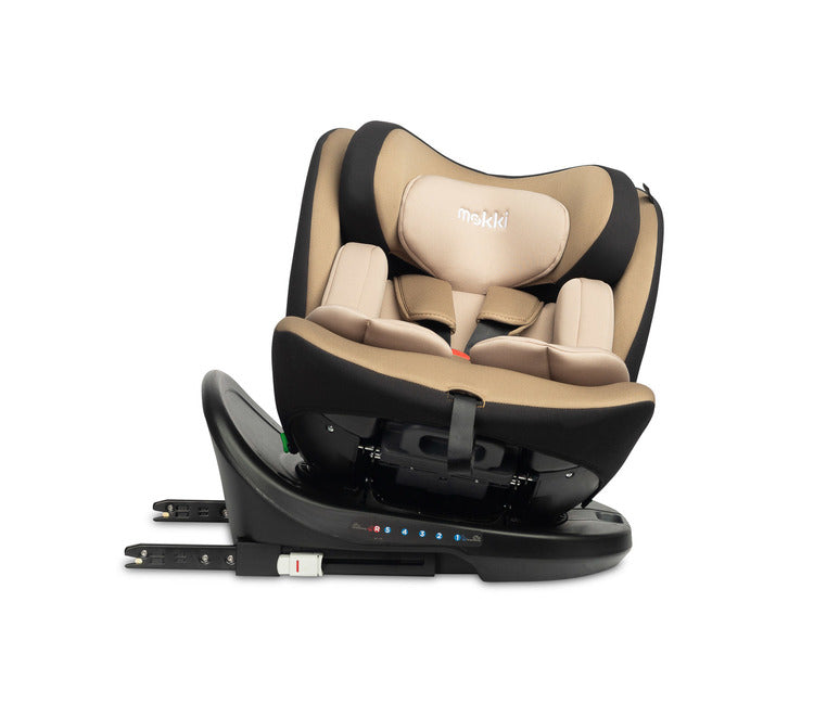 Scaun auto Mokki i-Size IsoFix 0-36Kg Bej Caretero