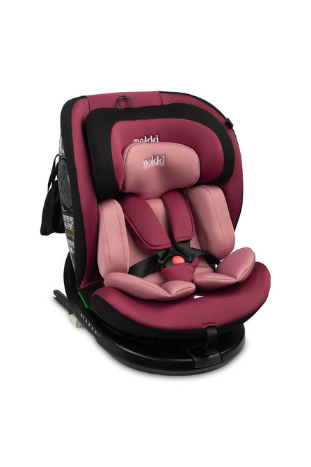 Scaun auto Mokki i-Size IsoFix 0-36Kg Roz Murdar Caretero