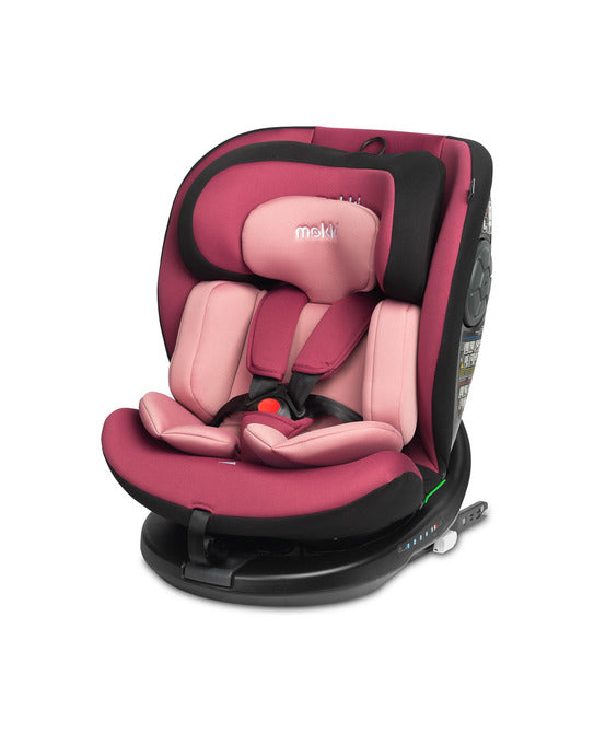 Scaun auto Mokki i-Size IsoFix 0-36Kg Roz Murdar Caretero