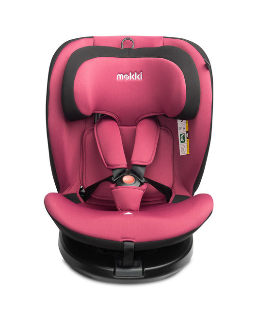 Scaun auto Mokki i-Size IsoFix 0-36Kg Roz Murdar Caretero