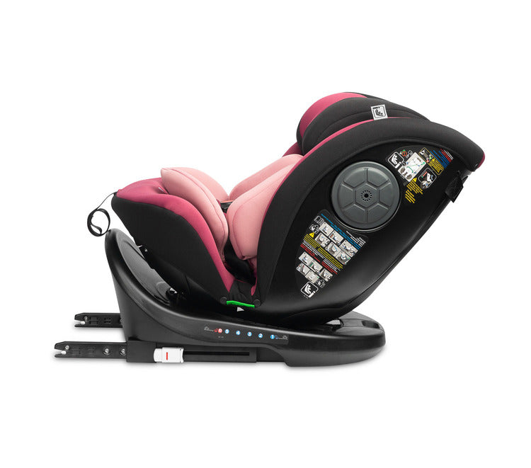 Scaun auto Mokki i-Size IsoFix 0-36Kg Roz Murdar Caretero