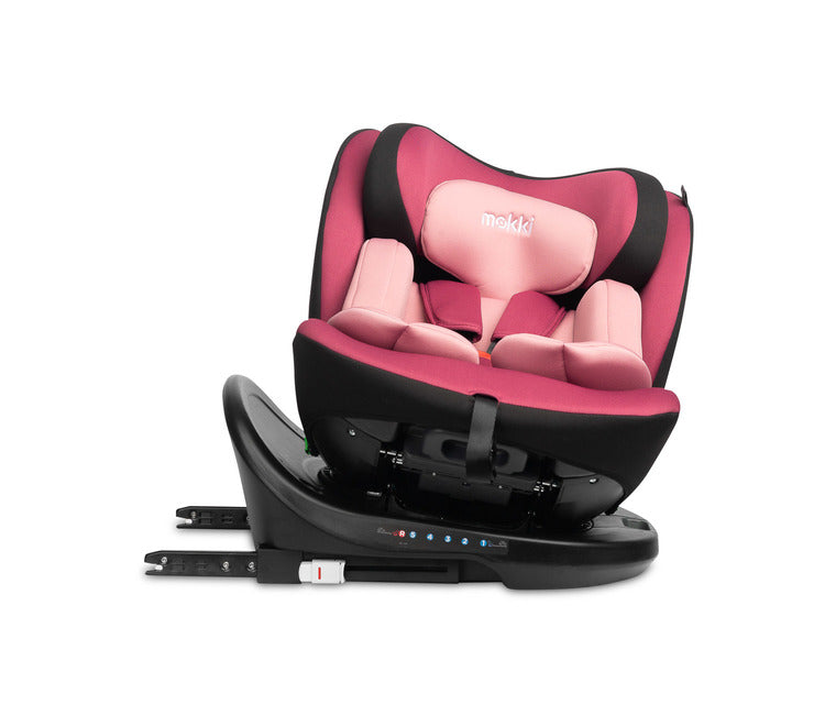Scaun auto Mokki i-Size IsoFix 0-36Kg Roz Murdar Caretero