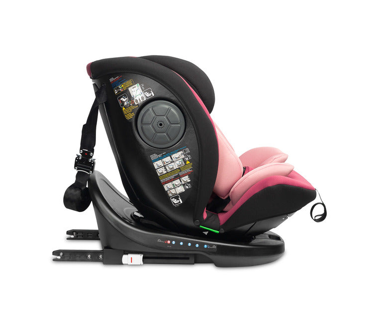 Scaun auto Mokki i-Size IsoFix 0-36Kg Roz Murdar Caretero