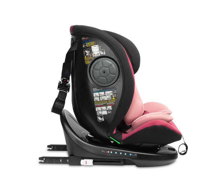 Scaun auto Mokki i-Size IsoFix 0-36Kg Roz Murdar Caretero
