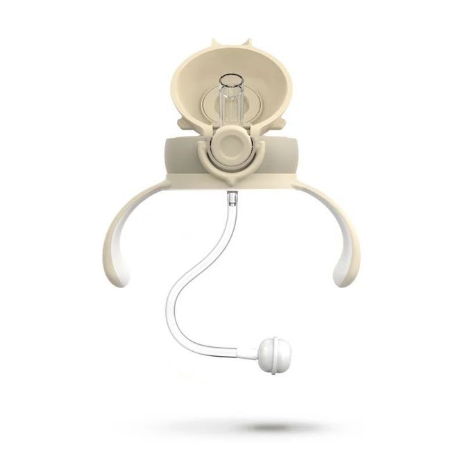 Бутилка Mio2 Със Сламка Кафява --- BebeMama