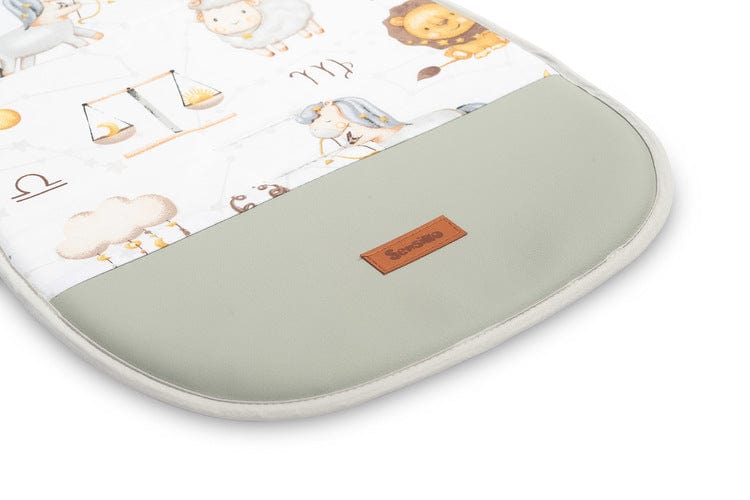 Covoraș de cărucior din muselină Zodiac Grey Sensillo