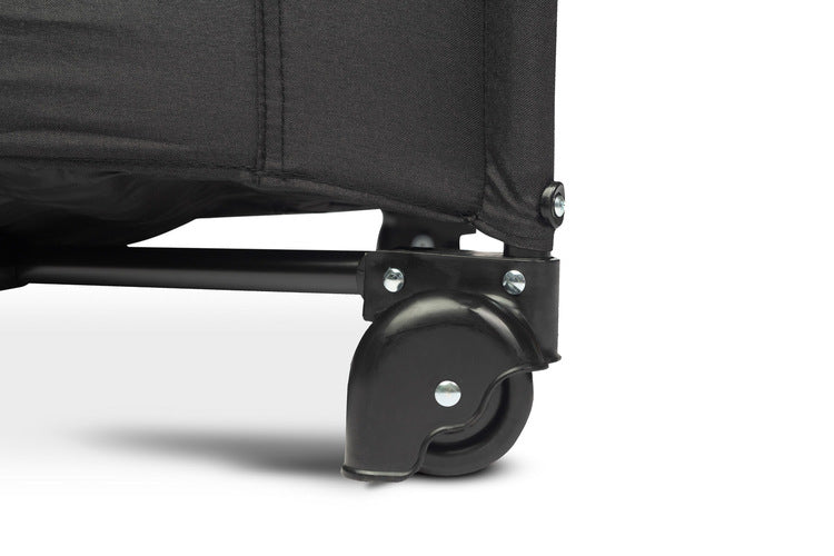 Tarc de joacă pliabil cu 2 niveluri și laterale rabatabile Esti Black Caretero