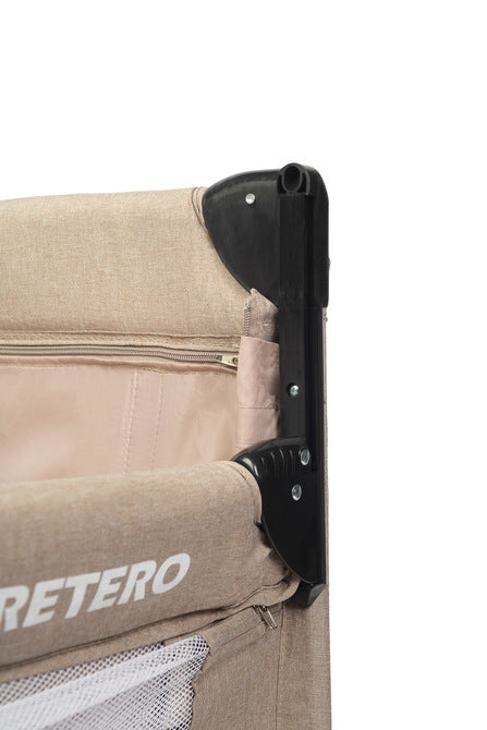 Сгъваема Кошара 2 Нива С Падаща Страна Esti Brown Caretero --- BebeMama