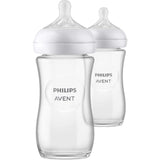 Responsive Бутилка От Естествено Стъкло 2X240Ml Philips Avent