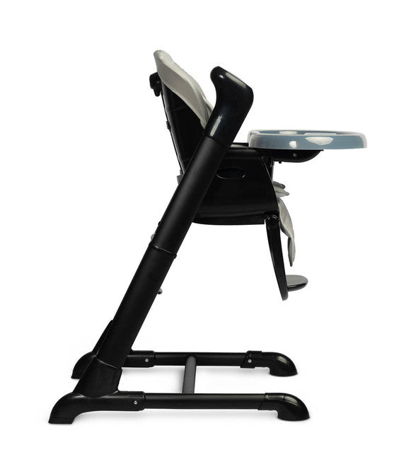 Столче За Хранене + Люлка Шезлонг Indigo Черен Grey Caretero --- BebeMama