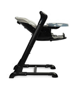 Столче За Хранене + Люлка Шезлонг Indigo Черен Grey Caretero --- BebeMama