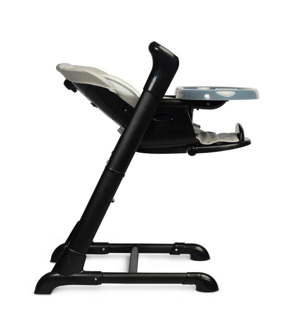 Столче За Хранене + Люлка Шезлонг Indigo Черен Grey Caretero --- BebeMama