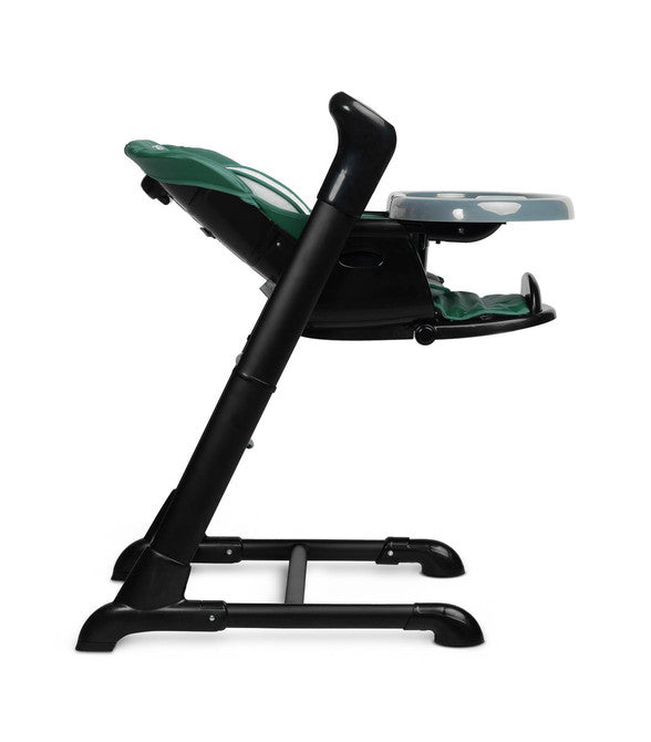 Столче За Хранене + Люлка Шезлонг Indigo Черен Зелен Caretero --- BebeMama