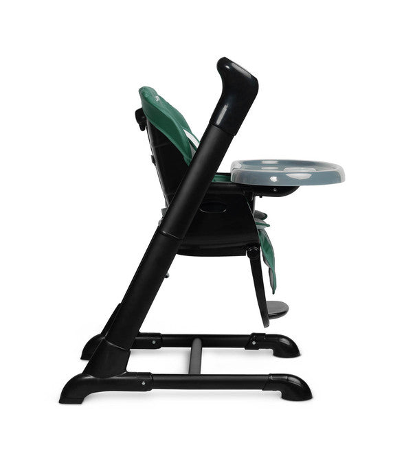 Столче За Хранене + Люлка Шезлонг Indigo Черен Зелен Caretero --- BebeMama