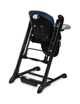 Столче За Хранене + Люлка Шезлонг Indigo Черен Navy Caretero --- BebeMama