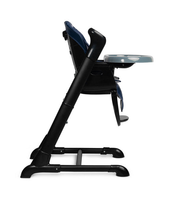 Столче За Хранене + Люлка Шезлонг Indigo Черен Navy Caretero --- BebeMama