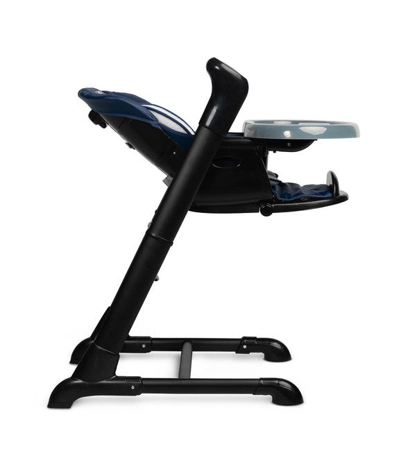 Столче За Хранене + Люлка Шезлонг Indigo Черен Navy Caretero --- BebeMama